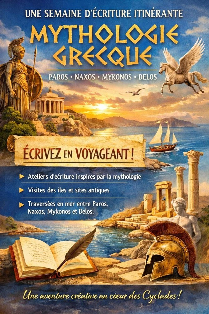 Écriture mythologique aux îles grecques Écriture mythologique aux îles grecques